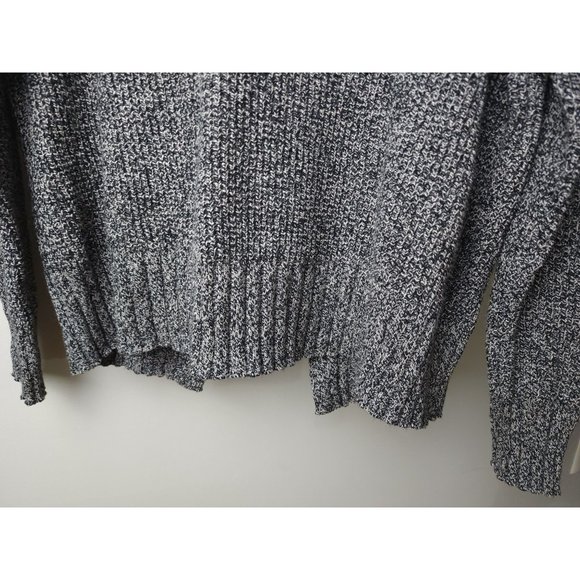 Madewell Roll neck Knit open back Merino Wool blend Sweater S - Picture 4 of 10